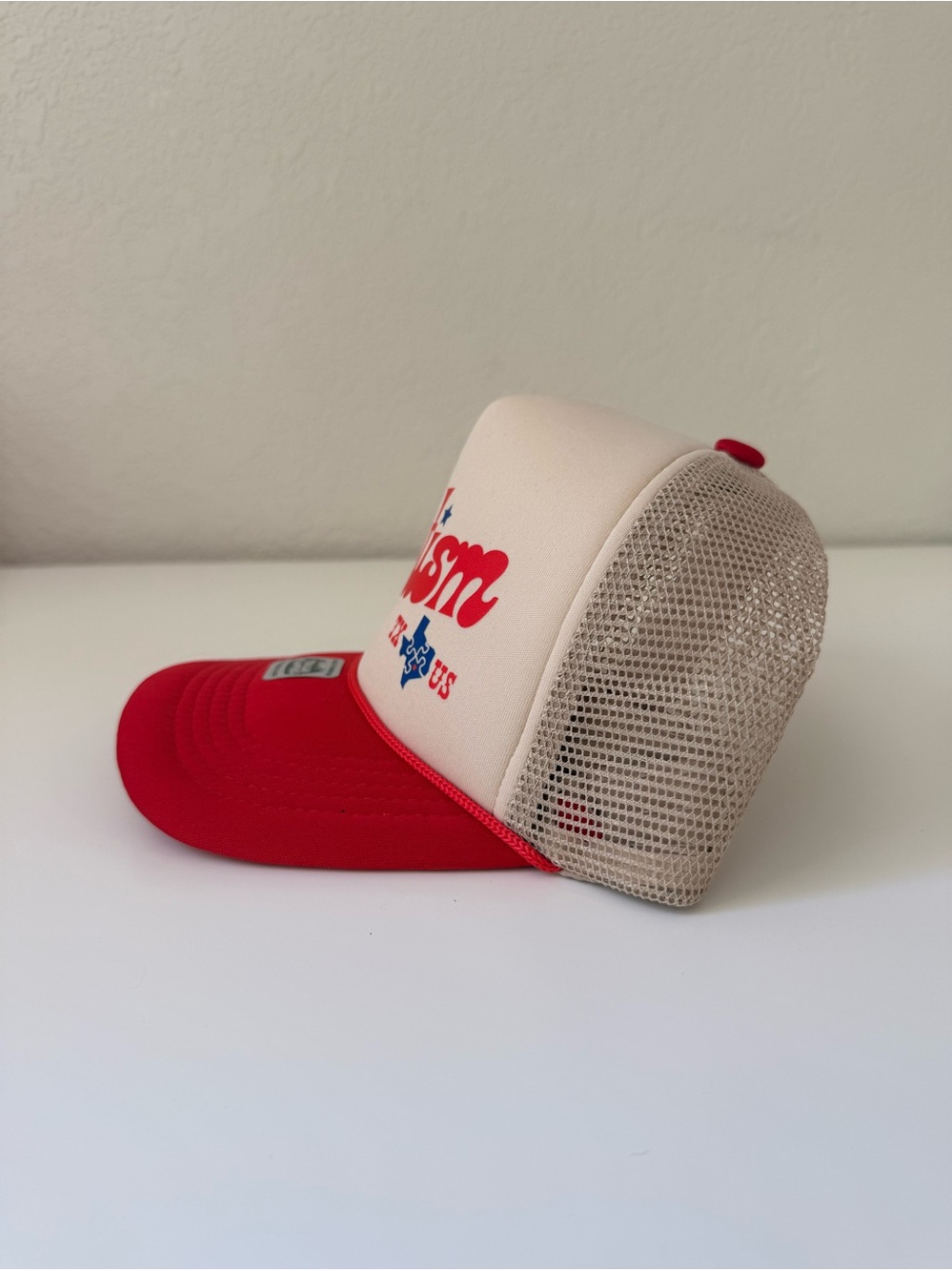 Trash Flowers Autism trucker hat - Picture 5 of 5